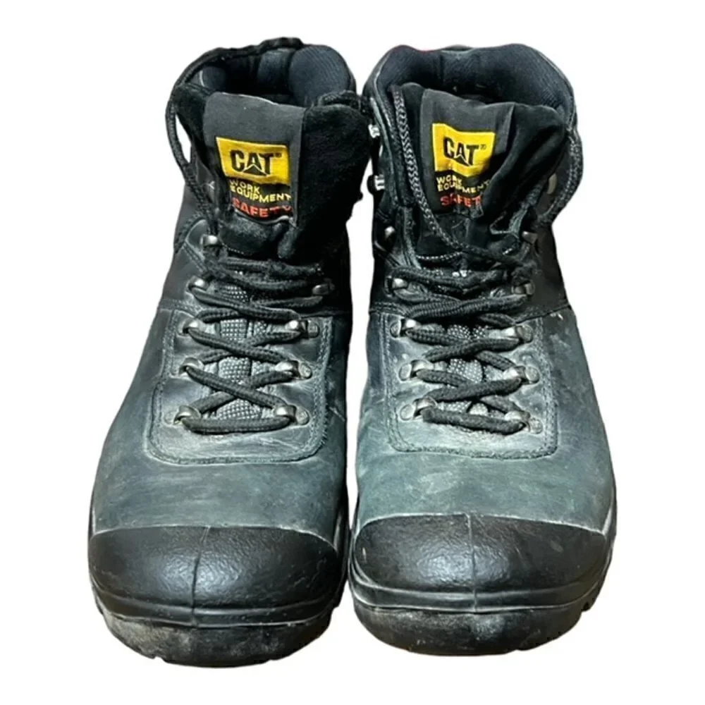 Caterpillar Boots Men's 12 Composite Toe Workwear Outdoor Black‎